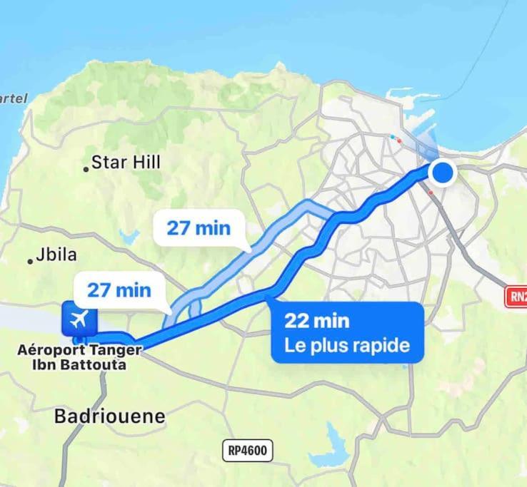 Royale Duplexe Pleine Centre Tanger Apartman Kültér fotó